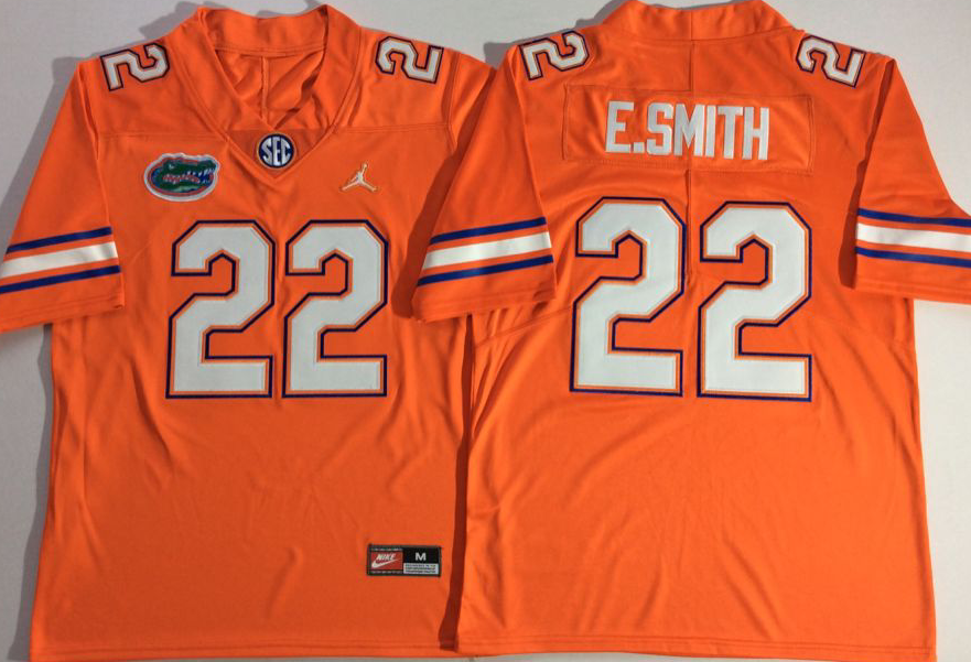 NCAA Men Jordan Florida Gators Orange 22 E.SMITH